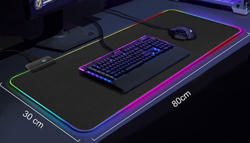 ماوس باد كبير بإضاءة RGB: