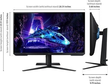 32 Samsung Odyssey G3 G30D Gaming Monitor (1920x10...