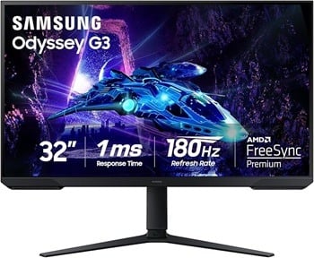 32 Samsung Odyssey G3 G30D Gaming Monitor (1920x10...