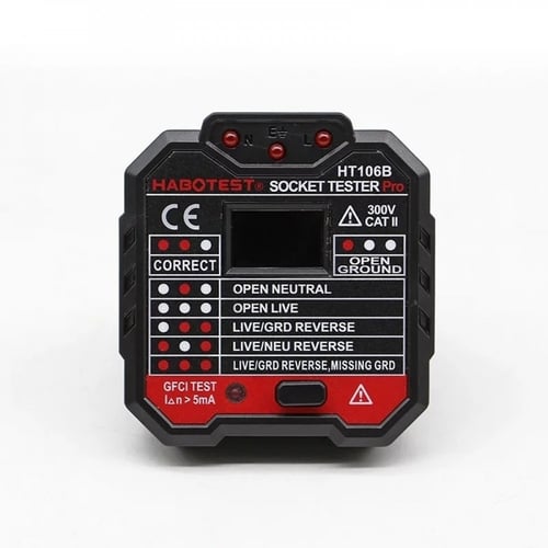 فاحص افياش الكهرب SOCKET TESTER فاحص الكهرباء