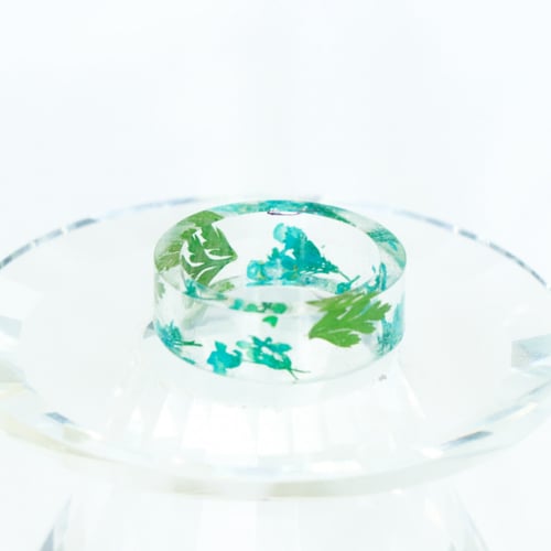 blue rose ring خاتم