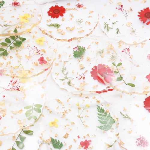 مجموعه قاعدات اكواب\ كوستر red flowers