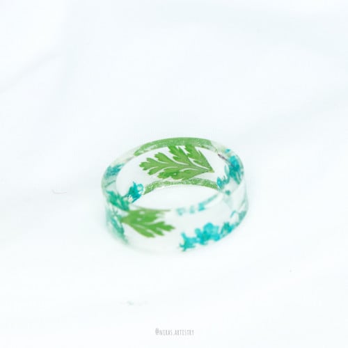 blue rose ring خاتم