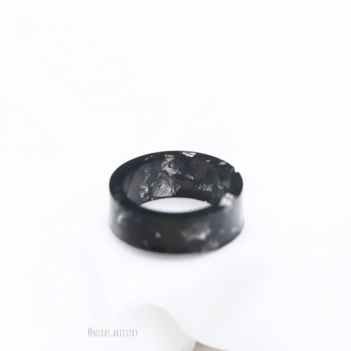 خاتم black & silver