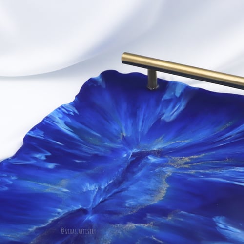 صينيه ريزن blue tray