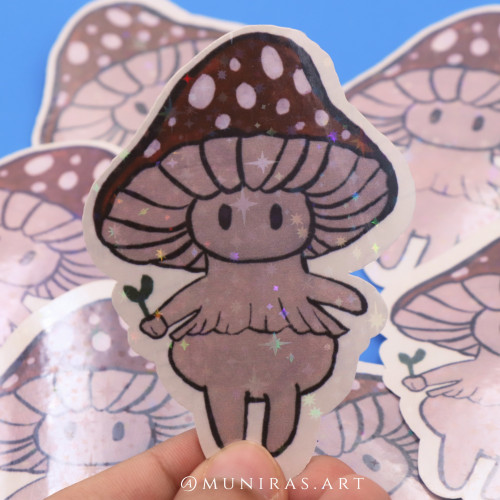 ملصق كائن الفطر