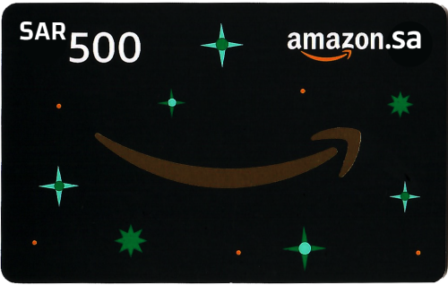 بطاقة أمازون سعودي 500 ريال