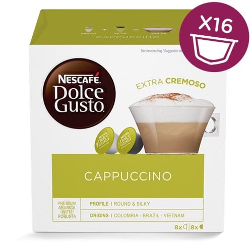 كبسولات كابتشينو cappuccino دولتشي غوستو dolce gus...