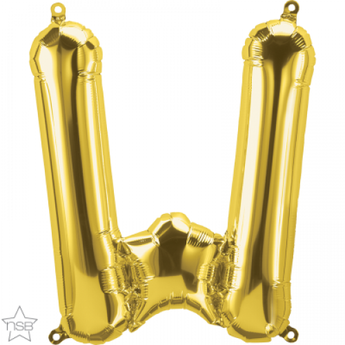 FOIL SMALL LETTER GOLD (عدد 5 قطع) W