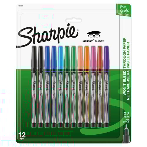 اقلام شاربي فاين 12 قلم