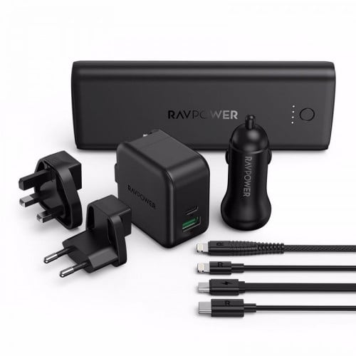 بكج شنطة السفر من راف باور 9 في 1 المجموعة تأتي بـ...