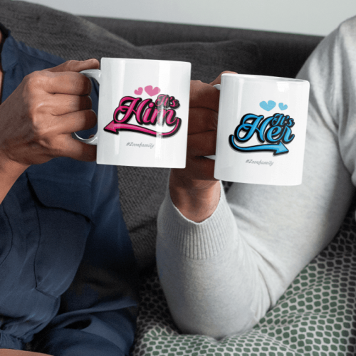 طقم أكواب it's him - it's her