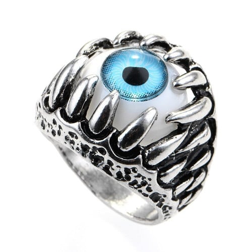 خاتم مخلب فك عين زرقاء