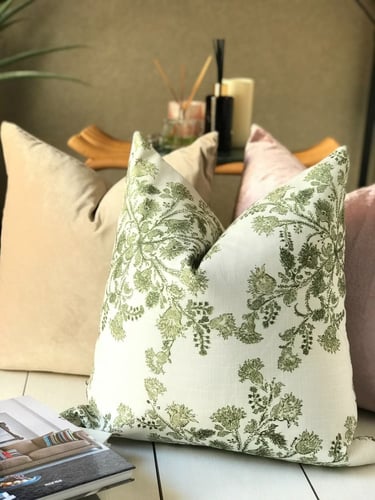 غطاء وسادة قمحي طبيعي مخمل قطن