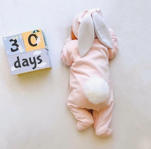 طقم مواليد ارنب بمبي