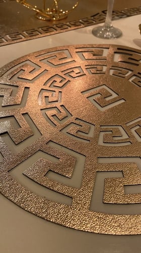 مفرش فرزاتشي لون نحاسي