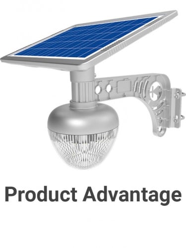 فانوس إضاءة مستمرة يعمل بالطاقة الشمسية - 7 واط