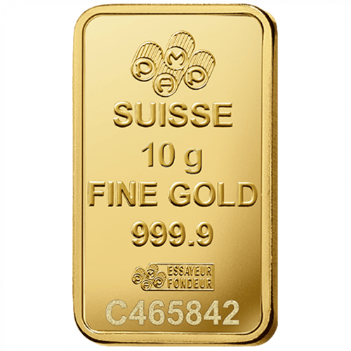 سبيكة ذهب فورتونا بامب عيار 24 بوزن 10 غرام