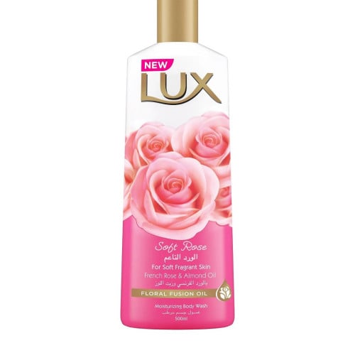 لوكس سائل استحمام الورد الناعم 500 مل