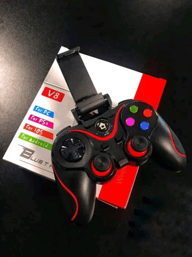 يد تحكم لاسلكية تعمل عبر بلوتوث الجوال موديل V8