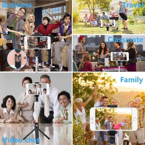 عصا سيلفي وحامل لاسلكي للجوال مع ريمونت للتصوير عن...