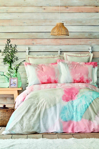 تلبيسة لحاف صيفي بدون حشو 4 قطع