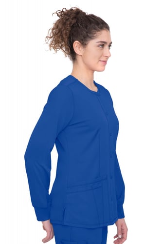 سكراب طبي ازرق كم طويل | بلوزة