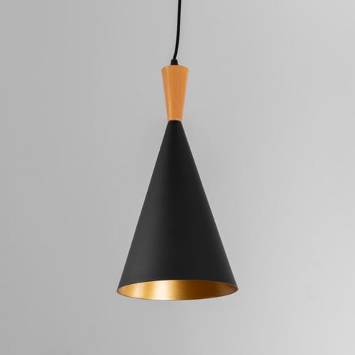 علاقي مفرد معدني اسود بسيط