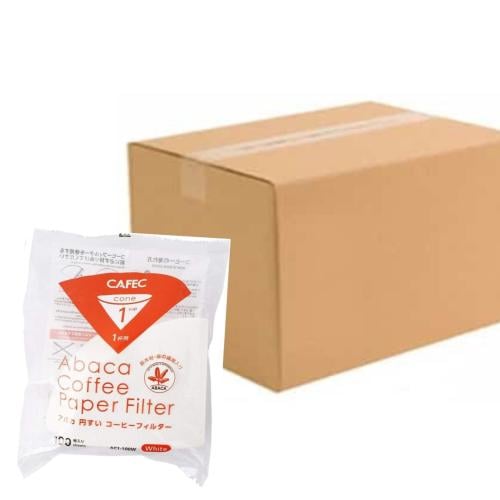 كافيك - كرتون فلاتر ورقية بيضاء - مقاس 01