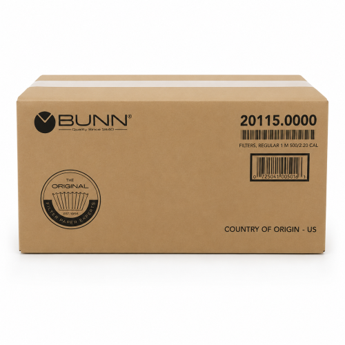فلتر قهوة اليوم (9.75*4.5 BUNN) 500 فلتر صناعة امر...
