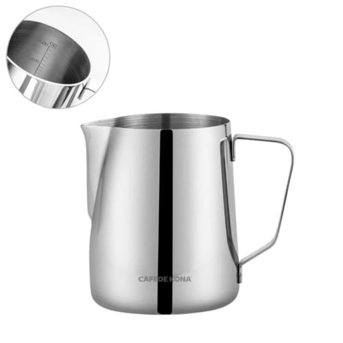 كافيد كونا - بيتشر تبخير حليب ستانلس ستيل 300 مل ا...
