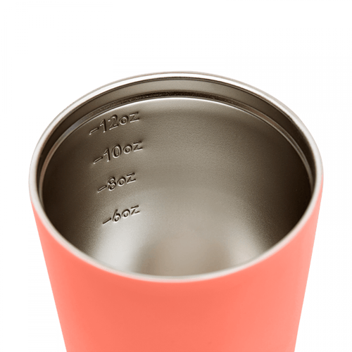 فريسكو - كوب قهوة "كورال" برتقالي - متوفر بمقاسين