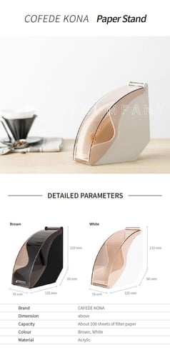 كافيد كونا - حامل فلاتر اسود- CAFEDE KONA