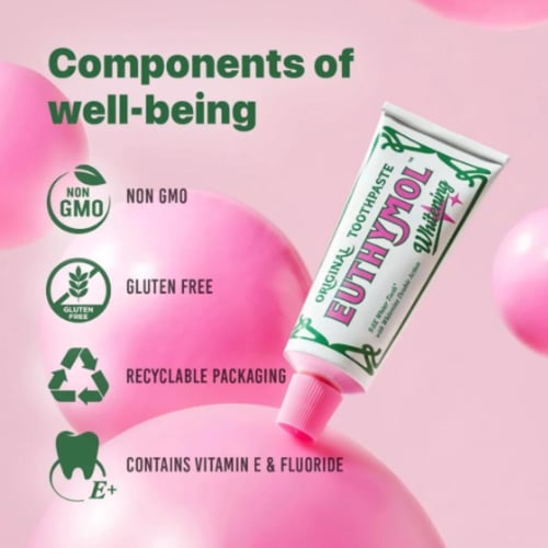 معجون إيثيمول الوردي لتبييض الأسنان - 75 مل