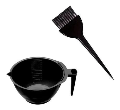 وعاء الصبغات وفرشاة