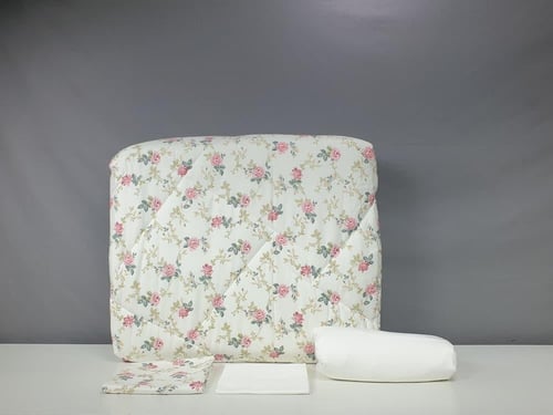 مفرش ريتان مشجر قطن 100% صيفي مفرد ونصف