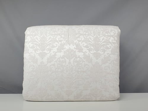 مفرش برومس جاكار لون رمادي صيفي مزدوج