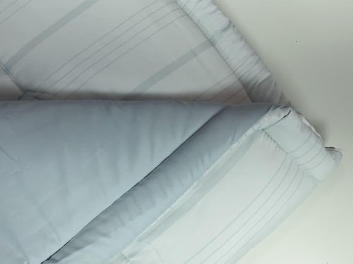 مفرش هوتيل فندقي مقلم لون بحري صيفي مفرد ونصف