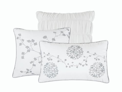 مفرش أرسيليا عرانسي فاخر مطرز 9 قطع صيفي مزدوج