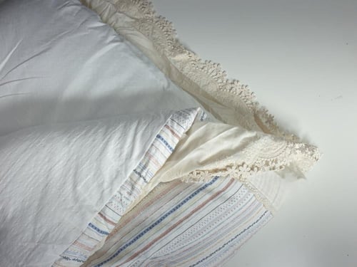 مفرش ميلانو دانتيل مشجر 5 قطع صيفي مفرد ونصف