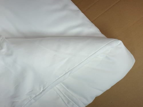 مفرش ريفال دانتيل محفور أبيض صيفي مزدوج