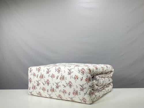 مفرش ريتان مشجر قطن 100% صيفي مفرد ونصف