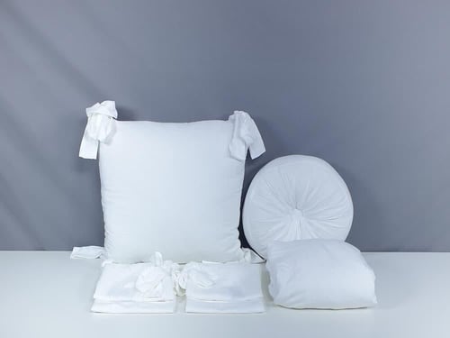 مفرش ميان لون أبيض 8 قطع صيفي مزدوج