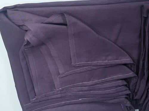 شرشف صلاة روز سادة لون بنفسجي غامق