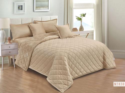 مفرش مضغوط ديمة مخمل فرو لون بيج غامق شتوي مفرد ون...