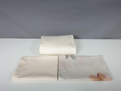 مفرش سديم مشجر قطن 100% صيفي مفرد ونصف