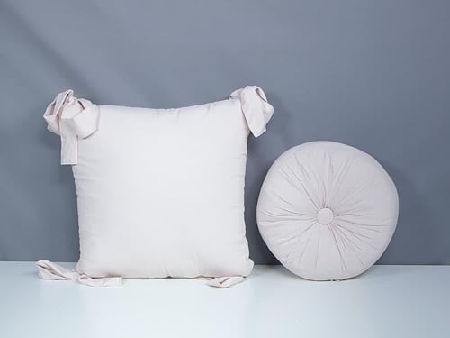 مفرش ميان لون وردي 6 قطع صيفي مفرد ونصف