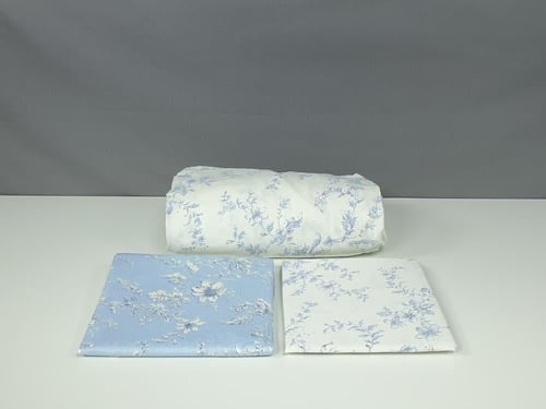 مفرش تالين مشجر قطن 100% صيفي مفرد ونصف