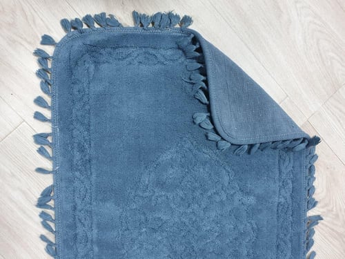 سجادة أرضية تركي رصاصي غامق قطن 100% 60*100 CM