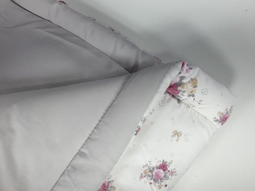 مفرش زينة مشجر قطن 100% صيفي مفرد ونصف